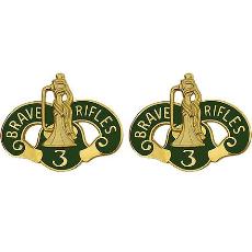 3rd Cavalry Regiment Unit Crest (Brave Rifles)
